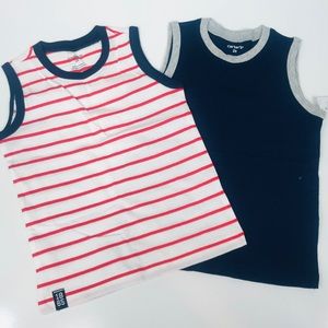 2T Boys Tank Tops Set of 2 NWT